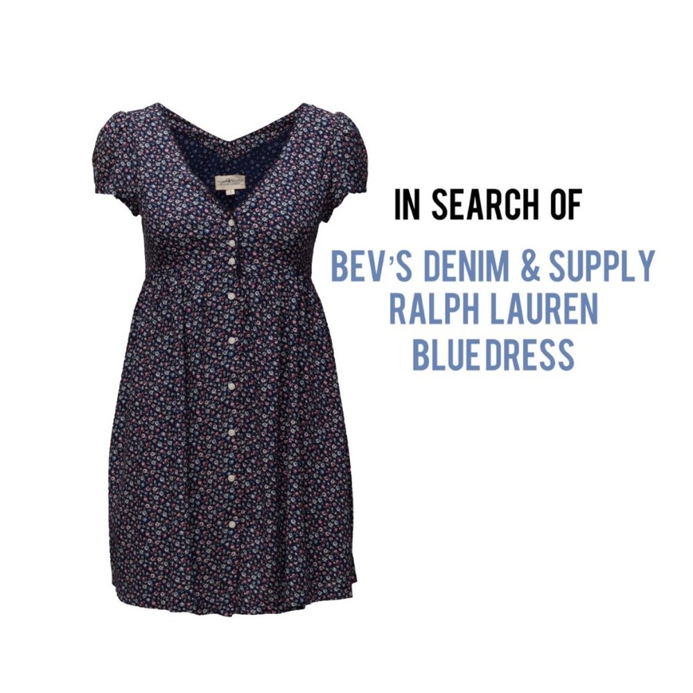 ISO beverly marsh denim and supply blue dress
